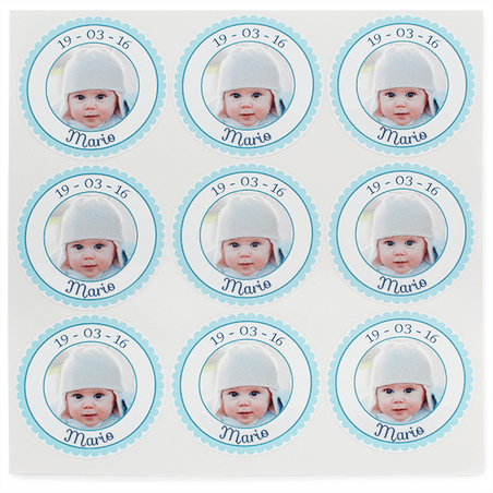 Personalized stickers small photo