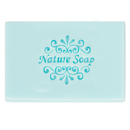 Retro natural soap stamp