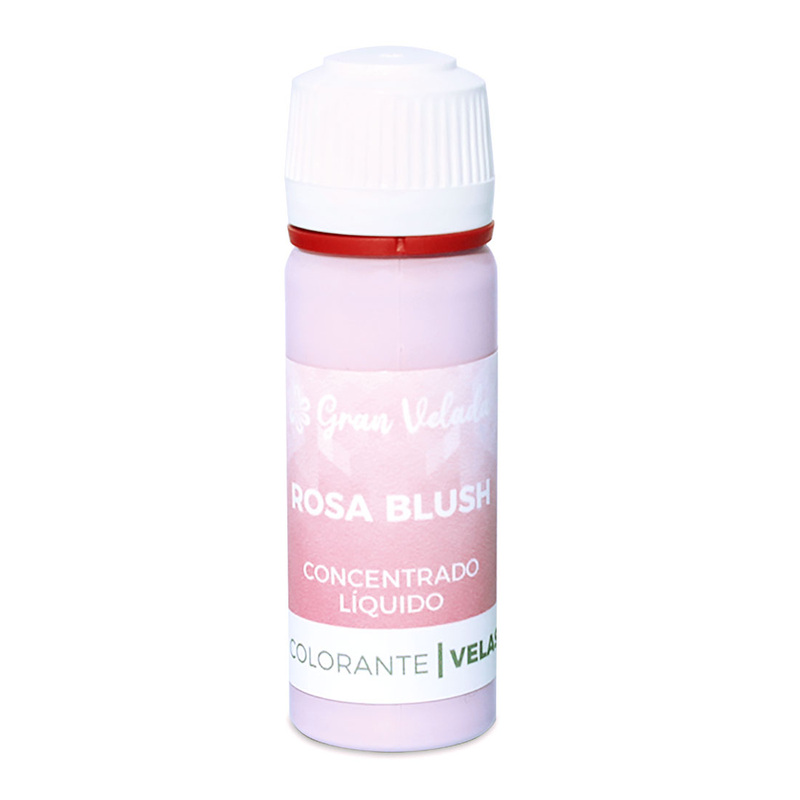 Colorante rosa blush concentrado liquido para velas